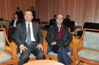 Professor Tony Chan and Dr Eden Woon, President and Vice President of the Hong Kong University of Science and Technology<br />