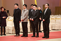 Prof Kwok-Yung YUEN, Chair of Infectious Diseases, Department of Microbiology, Li Ka Shing Faculty of Medicine, The University of Hong Kong (Second from the left)<br />