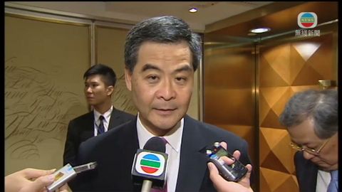 梁振英對政黨不讓黨員申請副局長感失望