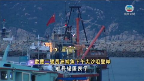 啟豐二號長洲捕魚下午尖沙咀登岸