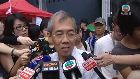 王永平探望絕食人士  稱現時應該撤科