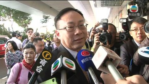 李君豪指梁振英晚宴沒講跟泛民敵我矛盾