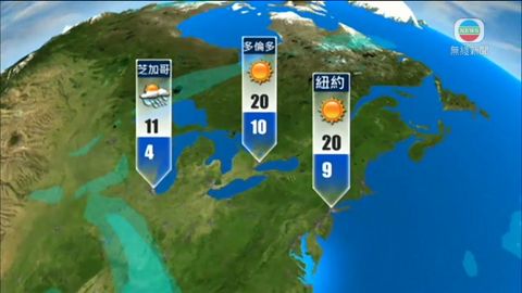 5月3日世界天氣預報