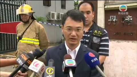 警方:元朗村屋火警單位有易燃物氣味 警方:元朗村屋火警單位有易燃物氣味