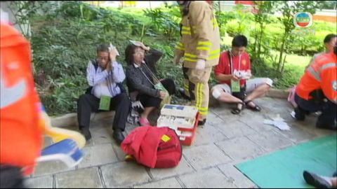 沙田小瀝源兩巴士懷疑失控相撞十八人傷