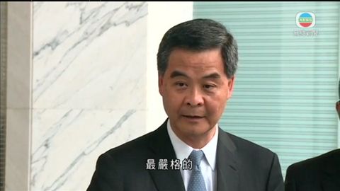 梁振英不評論六四事情
