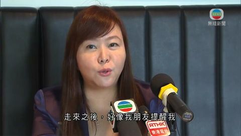 李偲嫣反對開學日林慧思學校外示威