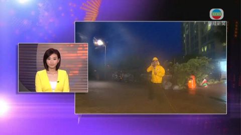 現場報道：馬鞍山風暴下情況