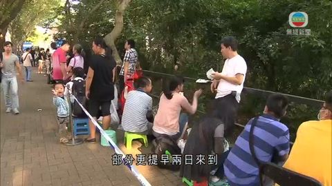 上水幼稚園明派表今早再現長龍