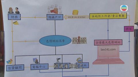 警方搗破操縱全港最大色情網站集團 警方搗破操縱全港最大色情網站集團