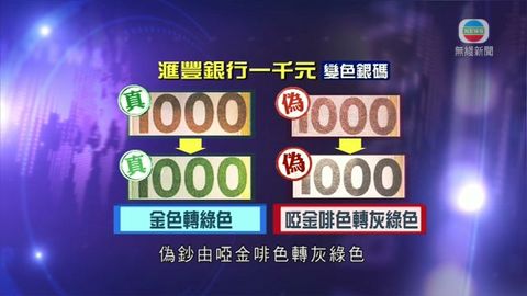 有市民用千元紙幣兌換其他面額 有市民用千元紙幣兌換其他面額