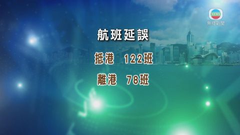 逾二百航班受惡劣天氣影響延誤或取消