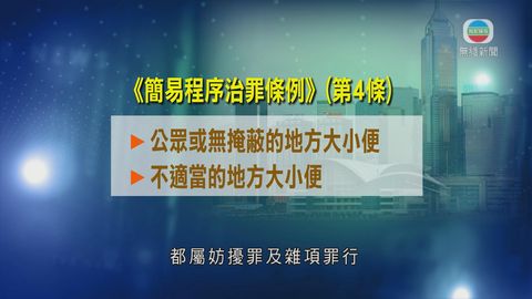 高永文:任何人公眾地方便溺違法 高永文:任何人公眾地方便溺違法