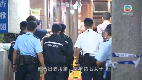 藍田康雅苑警員開槍擊斃持鎅刀襲妻青年 藍田康雅苑警員開槍擊斃持鎅刀襲妻青年