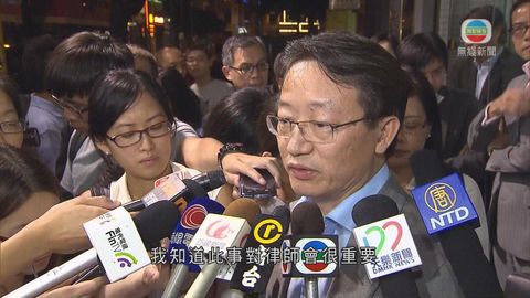 林新強未表態會否辭職 強調維持團結 