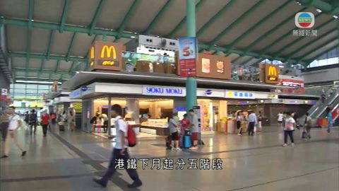 紅磡站下月起擴建大堂 部分出口須關閉