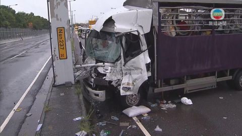 元朗公路交通意外 一死三傷 元朗公路交通意外 一死三傷