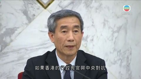 李飛：擁護中央政府對特首是不言而喻