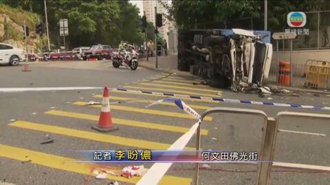 [現場] 何文田佛光街交通意外現場