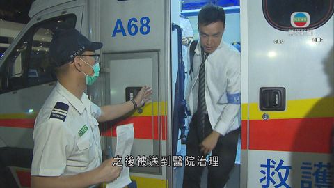 本台三被襲新聞人員身體多處傷痕明顯 本台三被襲新聞人員身體多處傷痕明顯