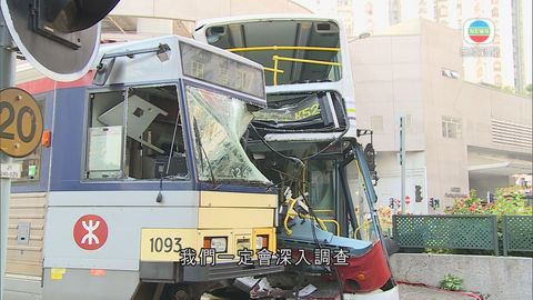 屯門輕鐵巴士相撞28傷  港鐵將提交報告