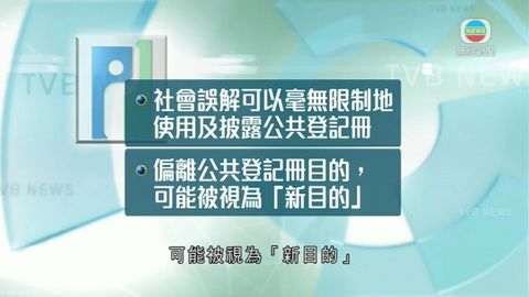 未經同意用公共登記冊資料作促銷或違法 未經同意用公共登記冊資料作促銷或違法