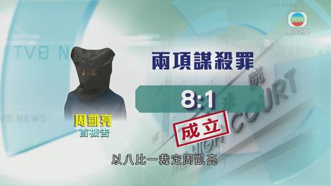弒雙親碎屍謀殺罪成 聞判冷靜周一判刑 弒雙親碎屍謀殺罪成 聞判冷靜周一判刑
