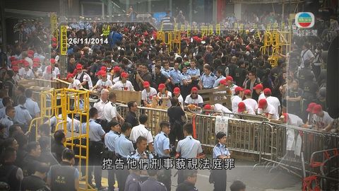 黃之峰等佔領者收通知 將被控刑事藐視法庭 黃之峰等佔領者收通知 將被控刑事藐視法庭