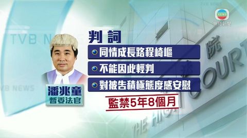 母殺父遺女入歧途  承認販毒囚5年8個月