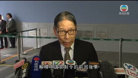 港大校委會特別會議 梁智鴻談申禁制令事件