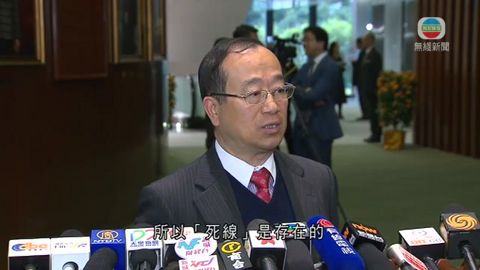 陳鑑林稱高鐵撥款存死線 惟政府未施壓