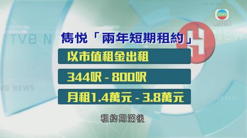 「雋悅」推兩年短期租約 予長者「試住」