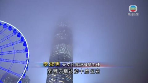 天文台料溫度急速下降 明轉冷及密雲有雨