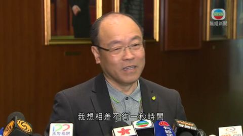 立法會流會 馮檢基：無留意人數不足未進入