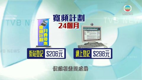 消委會批寬頻計劃終止合約難 籲消費者格價 消委會批寬頻計劃終止合約難 籲消費者格價