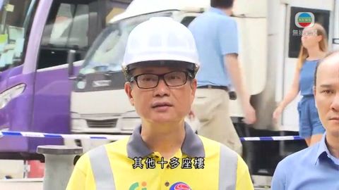 陳茂波:屋宇署指舊警署其他建築無結構問題 陳茂波:屋宇署指舊警署其他建築無結構問題