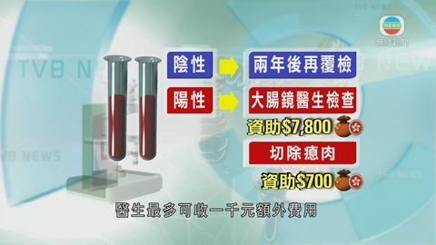 大腸癌篩查先導計劃月底展開 市民可上網或公院登記 大腸癌篩查先導計劃月底展開 市民可上網或公院登記