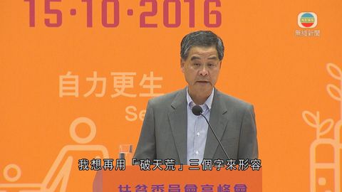 去年貧窮人口回升逾9千人 特首指扶貧工作「破天荒」 去年貧窮人口回升逾9千人 特首指扶貧工作「破天荒」