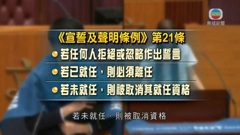 建制促阻游梁再宣誓 非建制指梁君彥不應退縮