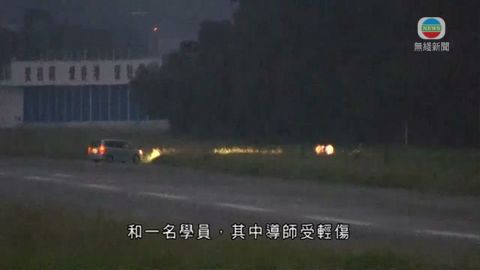 石崗機場有直升機翻側釀1傷 經治理後出院