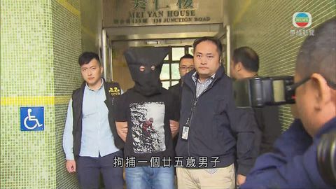 警九龍城拘25歲男子 涉二月旺角暴亂