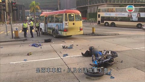 元朗致命交通意外 小巴司機涉危險駕駛被捕