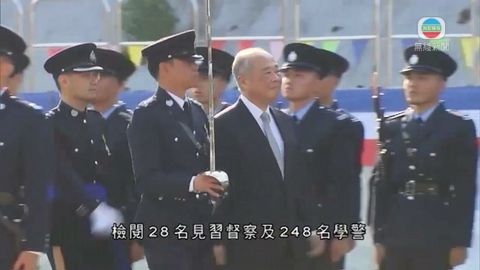 周松崗：警察畢業學員尊重待人 定獲大眾了解