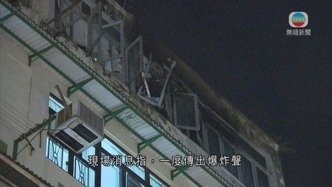 鴨脷洲一單位晚上發生火警 一名男子不適送院
