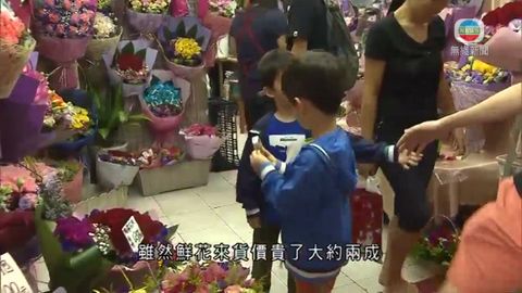市民花墟買花賀母親節 花檔指康乃馨及玫瑰最受歡迎