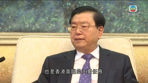 張德江指實踐證明一國兩制成功 支持香港繁榮穩定