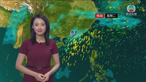 強烈熱帶風暴「苗柏」漸減弱 相關雨帶將帶來狂風大雨