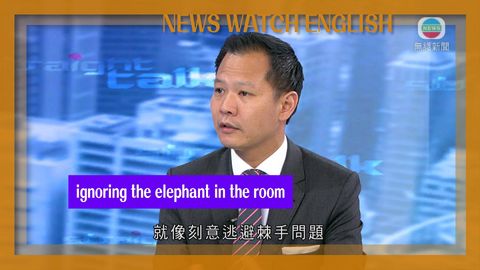 《睇新聞‧講英文》Elephant in the room與政改何干？