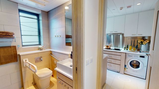 一房單位(連傢私展示),實用面積403平方呎。