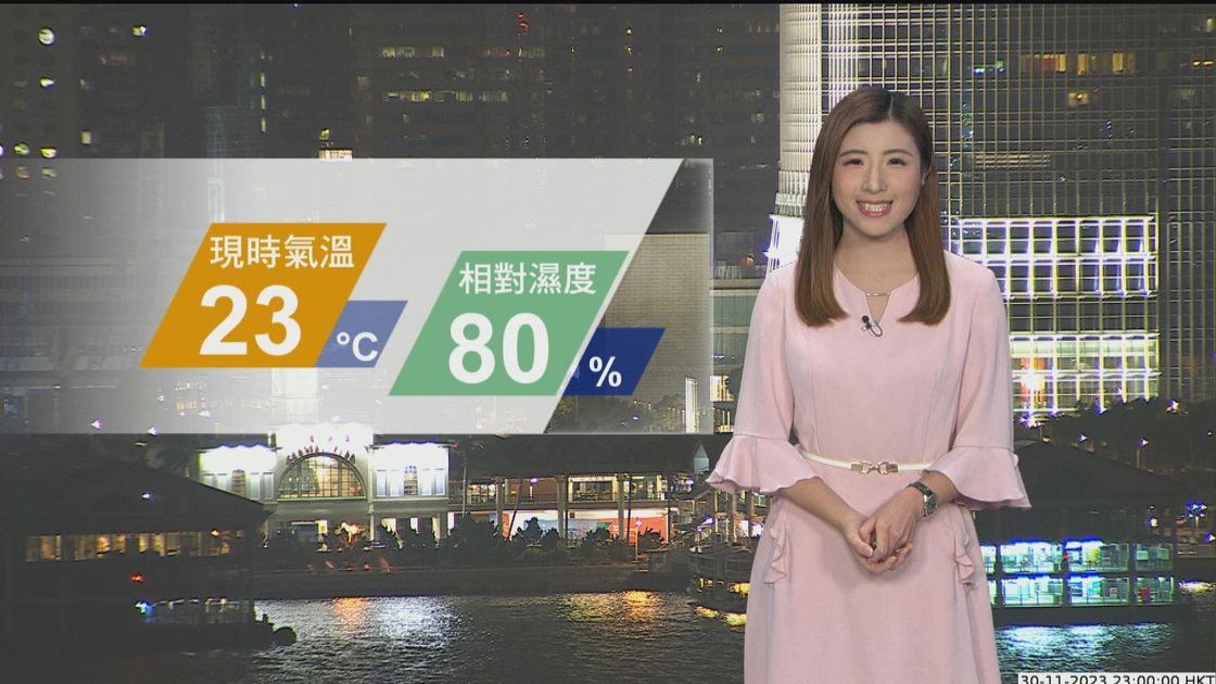 11月30日 晚間天氣 無綫新聞tvb News